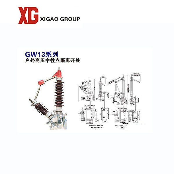 GW13 Three Phase Outdoor Disconnect Switches 40.5kv Power Station